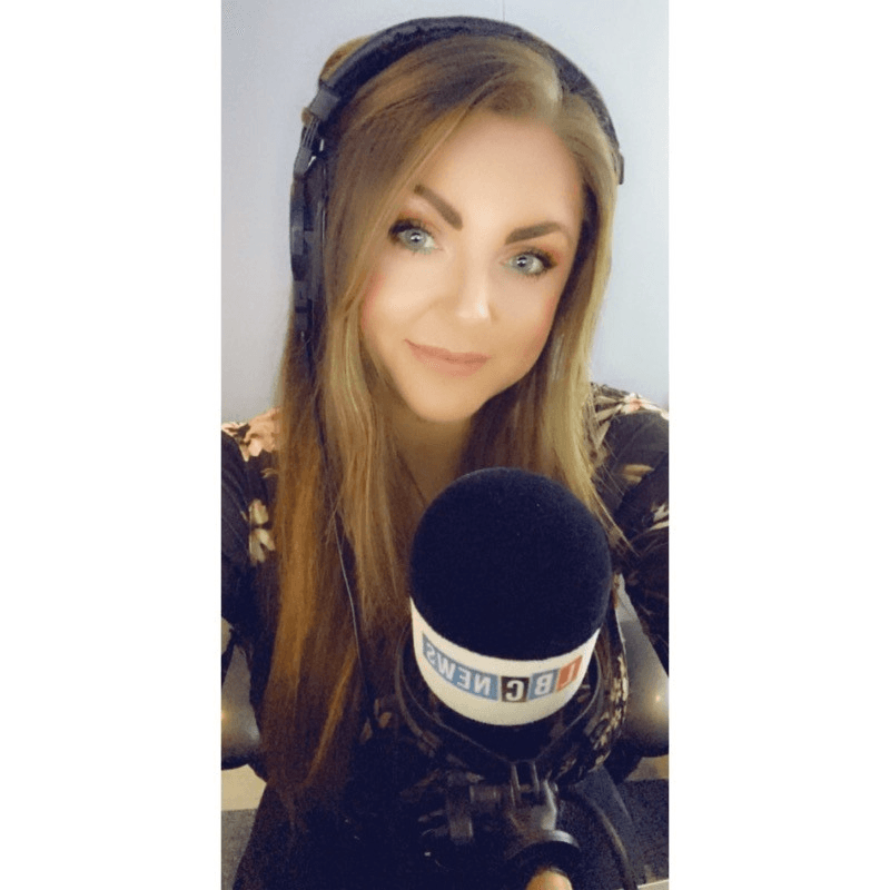 Rachel Gerrish in BBC News broadcast setting